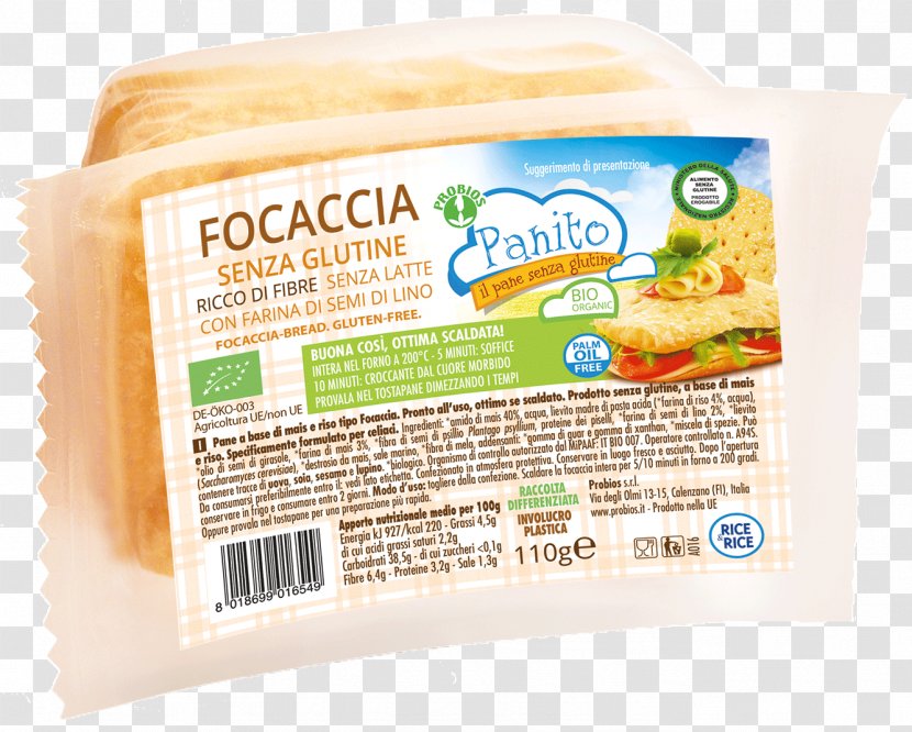 Focaccia Gluten-free Diet United Kingdom Organic Food Transparent PNG