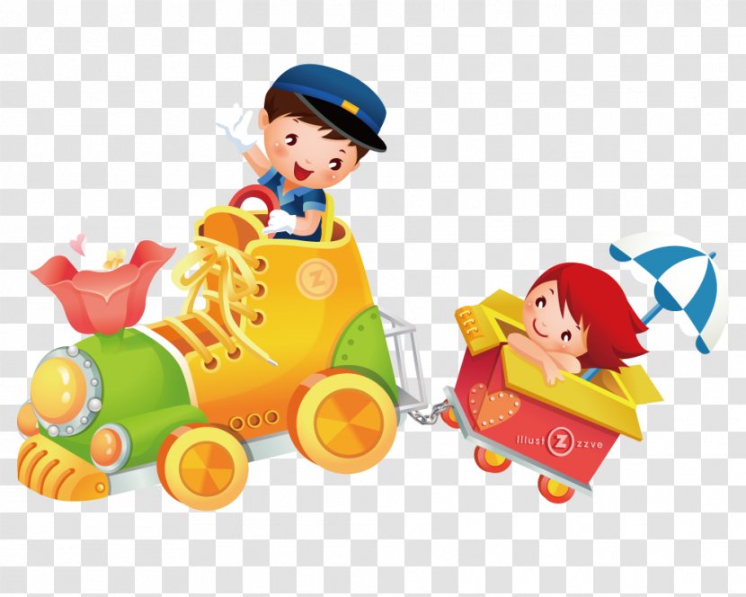 Child Toy Clip Art - Train - Kids Ride Transparent PNG