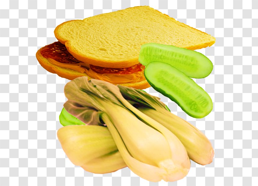Vegetable Sandwich Fast Food Vegetarian Cuisine Junk - Bread Transparent PNG