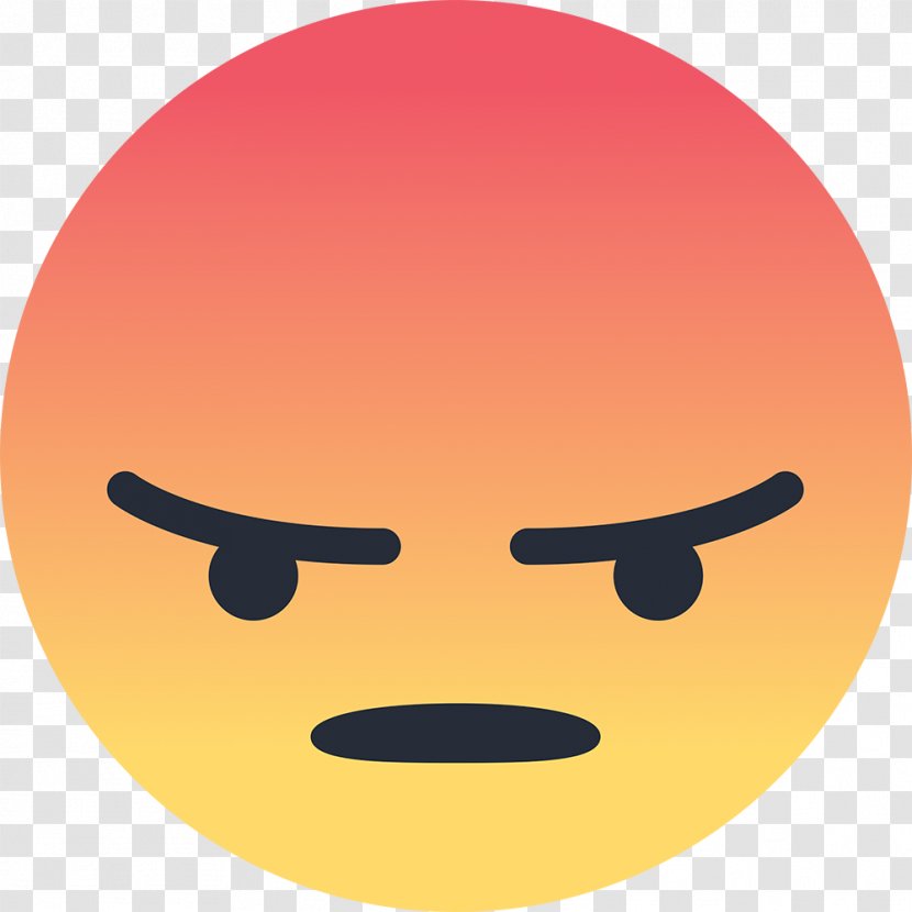 Facebook Messenger Emoticon Smiley - Thumb Signal - Angry Transparent PNG