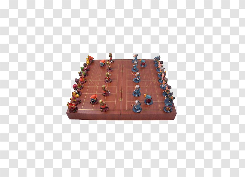 Xiangqi Three-player Chess Three Kingdoms Three-dimensional - Tabletop Game - Children's Cartoon Character Q Version Of The Chinese Transparent PNG