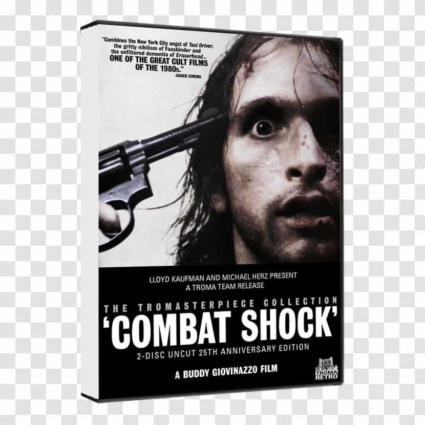 Buddy Giovinazzo Combat Shock Troma Entertainment DVD Film - B Movie - 25th Anniversary Transparent PNG