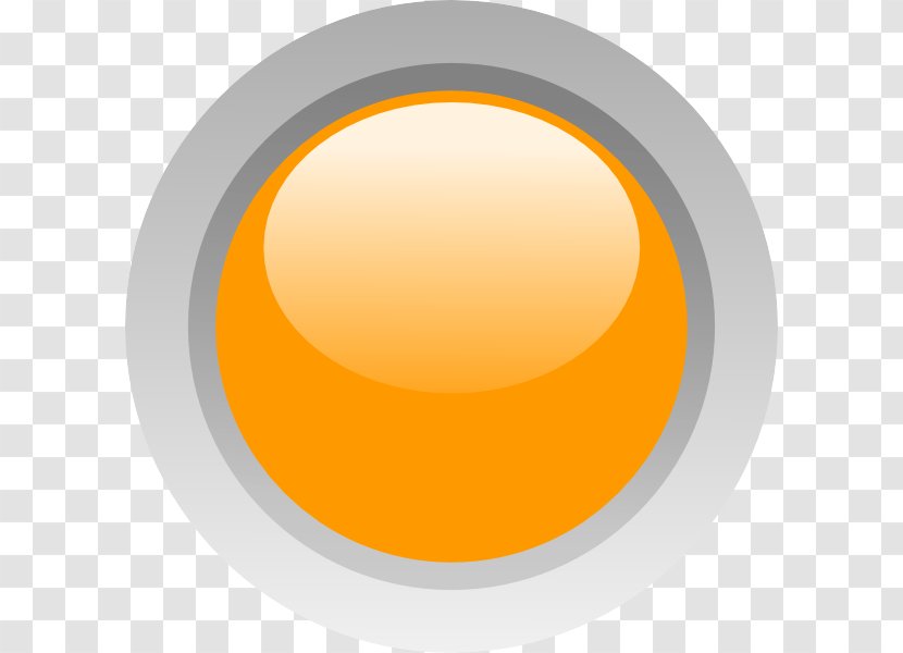 Orange - Amber - Oval Transparent PNG