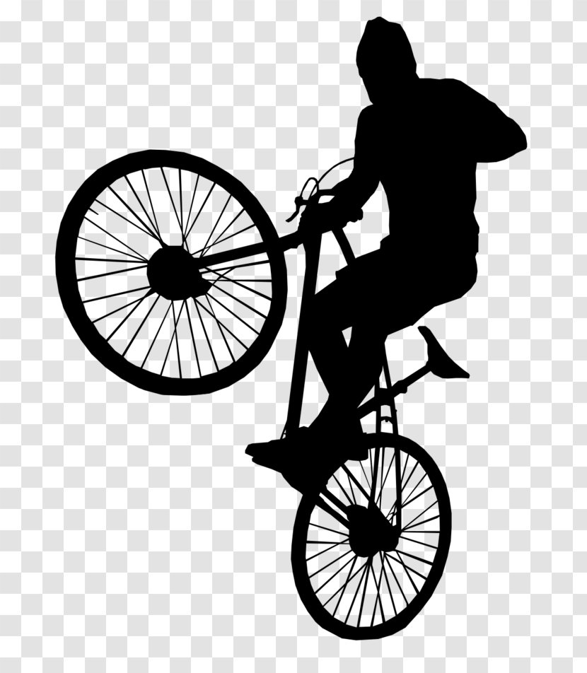 Bicycle Pedals Wheels Frames Tires - Mountain Bike - Blackandwhite Transparent PNG
