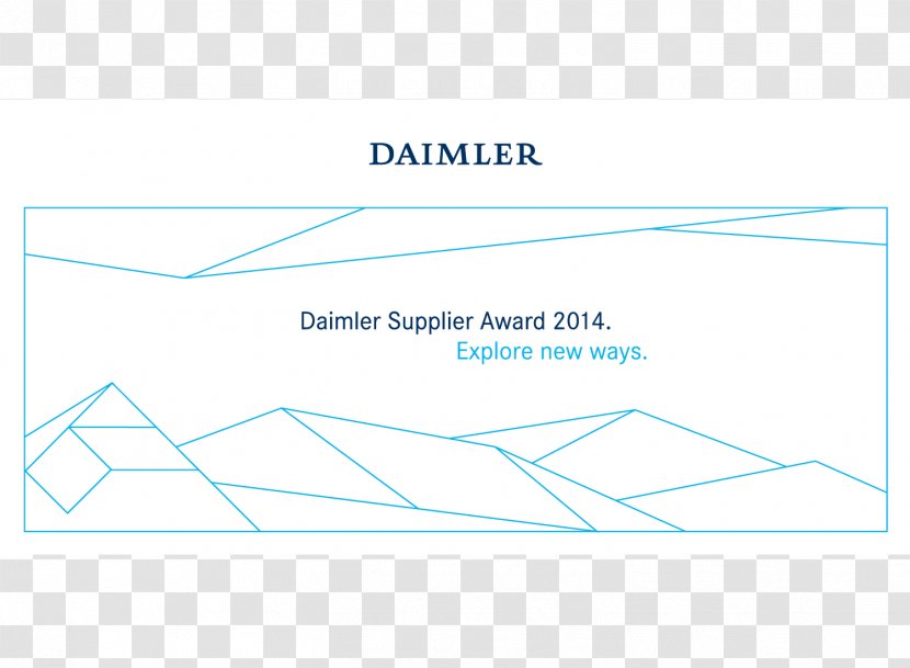 Line Daimler AG Point - Blue Transparent PNG