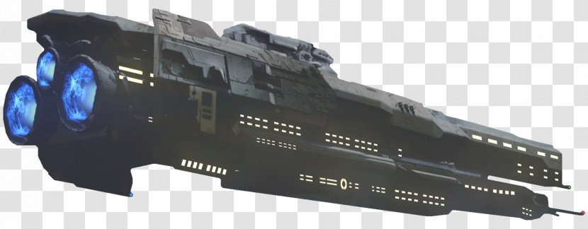 Frigate Battleship Capital Ship Factions Of Halo - Mode Transport - Space Invader Transparent PNG