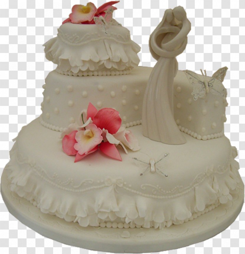 Wedding Cake Birthday Chocolate - Royal Icing Transparent PNG