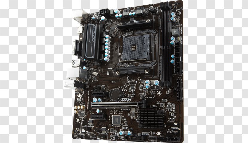Socket AM4 MSI A320M PRO-VH PLUS MicroATX DDR4 SDRAM Motherboard - Design Of High-grade Honor Transparent PNG