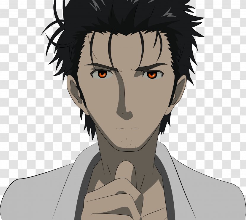 Steins;Gate 0 Rintarou Okabe Kurisu Makise Mayuri Shiina - Silhouette - Cartoon Transparent PNG