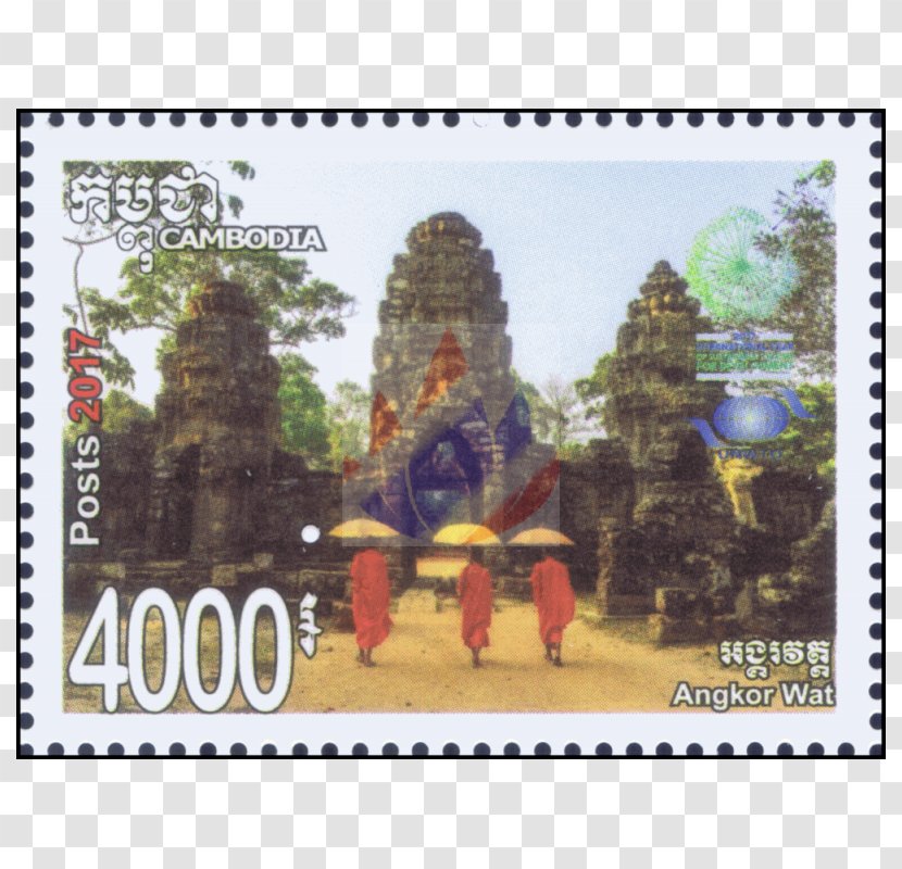 Siem Reap Postage Stamps Travel Mail Security Information And Event Management - Angkor Wat Transparent PNG