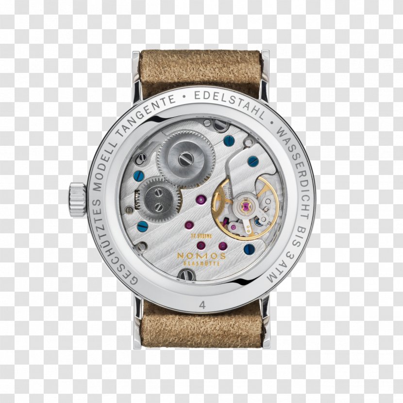 Nomos Glashütte Bauhaus Watch Clock Transparent PNG