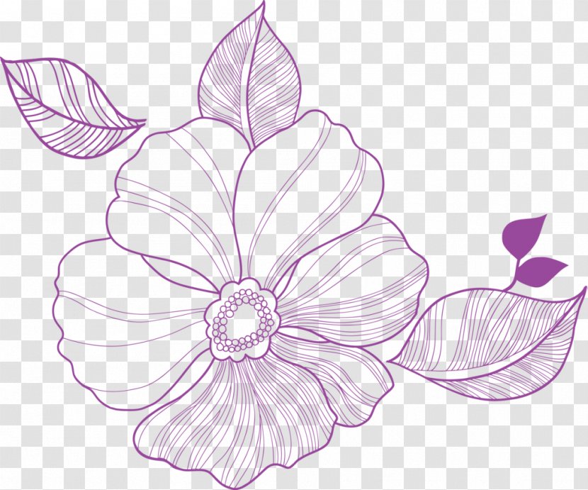 Flower Vector Graphics Floral Design Download - Violet - Anaphase Transparent PNG