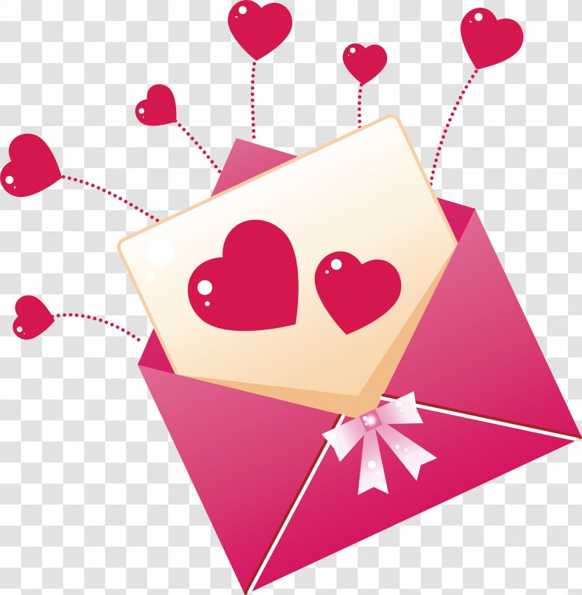 Love Letter Marathi Essay Cover - Watercolor - Valentines Day Element Transparent PNG