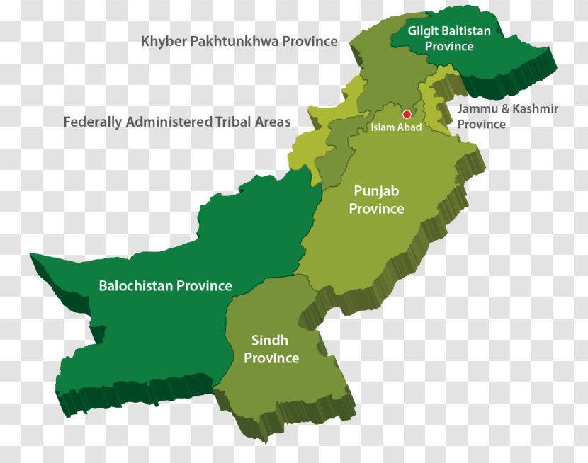 Peshawar Blank Map Punjab, Pakistan Geography - Area Transparent PNG