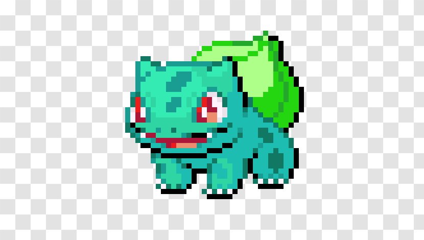 Pikachu Bulbasaur Pixel Art Pokémon Ivysaur - Green Transparent PNG