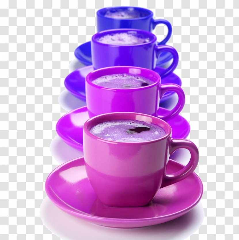 Coffee Cup Tea Cafe Mug - Barista - Colorful Drinks Transparent PNG