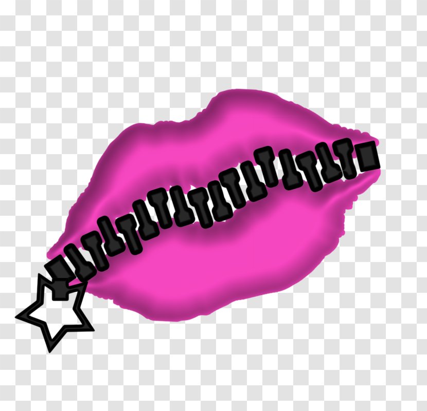 Emo Wallpaper - Purple - Zipper Lips Transparent PNG