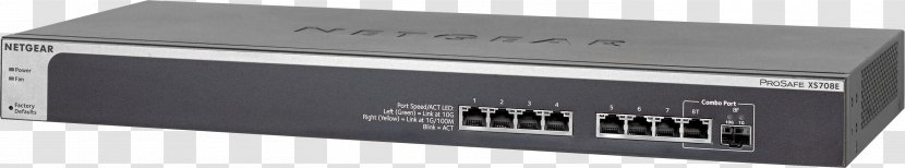 NETGEAR Layer 2 Unmanaged Plus Switch 10 GBASE Gigabit Ethernet Network Link Aggregation - Audio Receiver - 10gbaset Transparent PNG