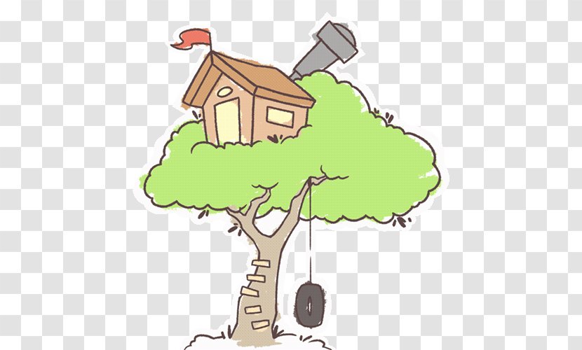 Tree Cartoon House Plant - Home Transparent PNG