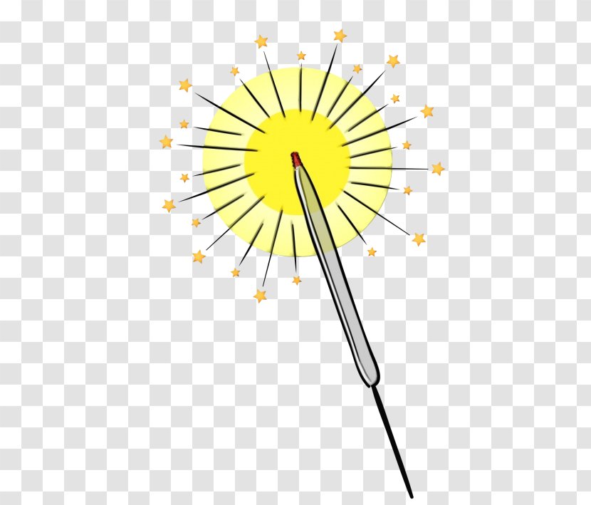 Yellow Background - Point - Dandelion Flower Transparent PNG