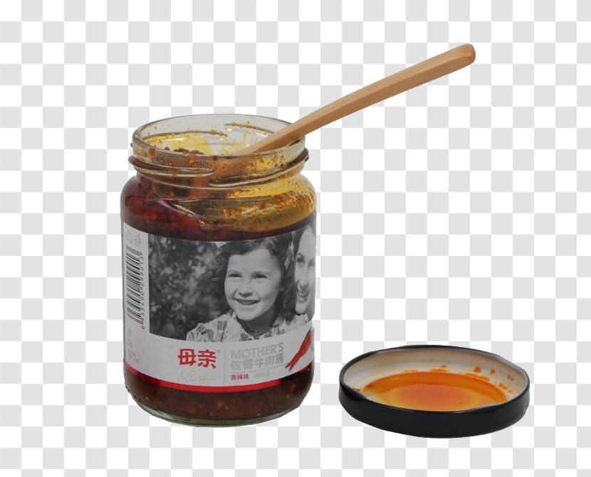 Chili Oil Flavor Sauce Mother Daughter - Ingredient - Beef And Spoon Transparent PNG