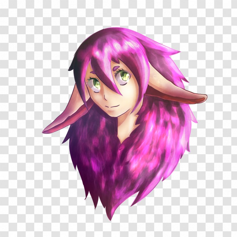 Legendary Creature Hair Coloring Ear Violet - Silhouette Transparent PNG