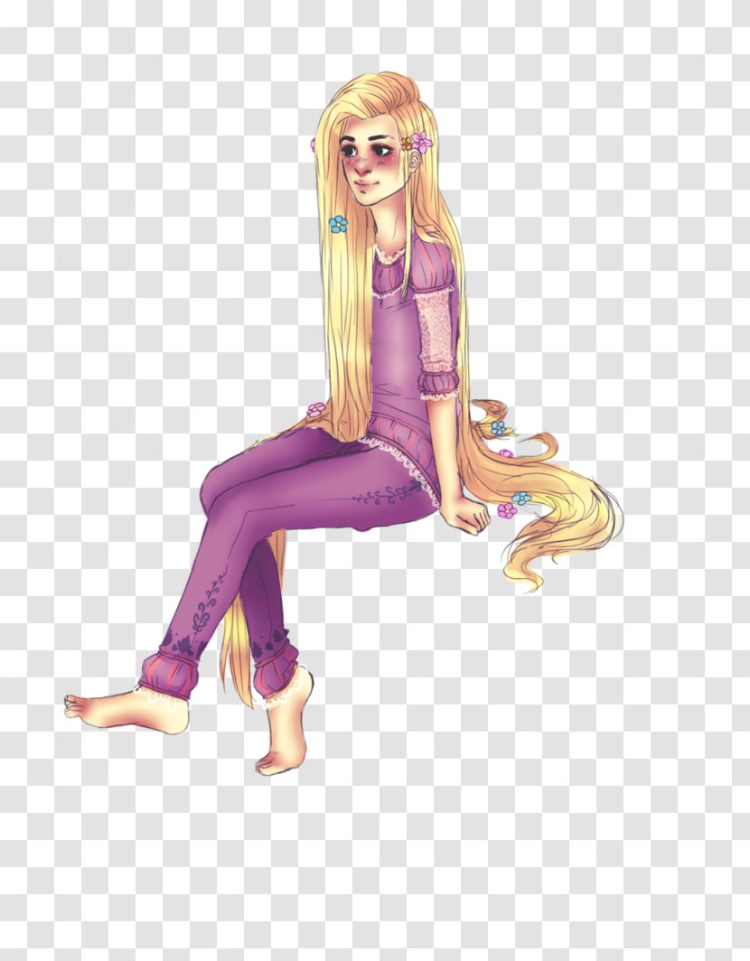 Drawing DeviantArt Character - Doll - Purple Transparent PNG