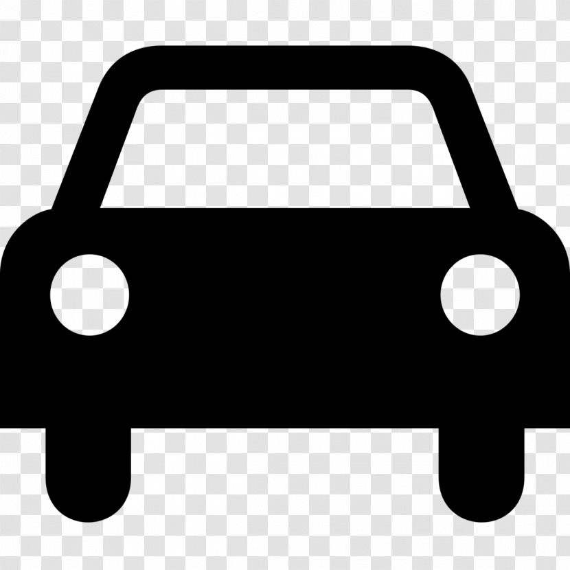 Compact Car Clip Art - Black And White Transparent PNG