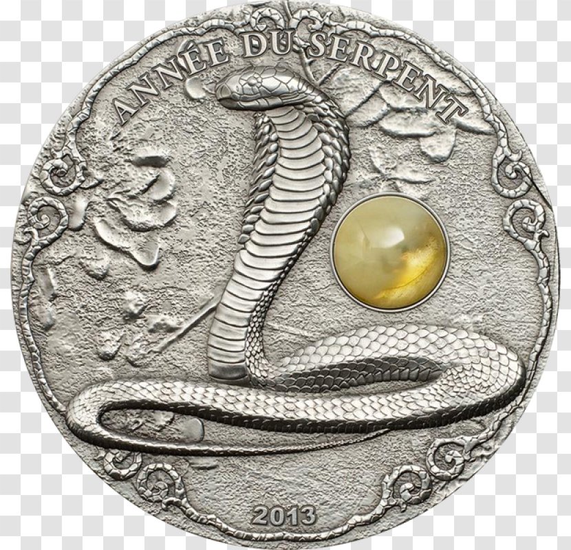 Perth Mint Silver Coin Snake Chinese Zodiac - Lunar Series Transparent PNG