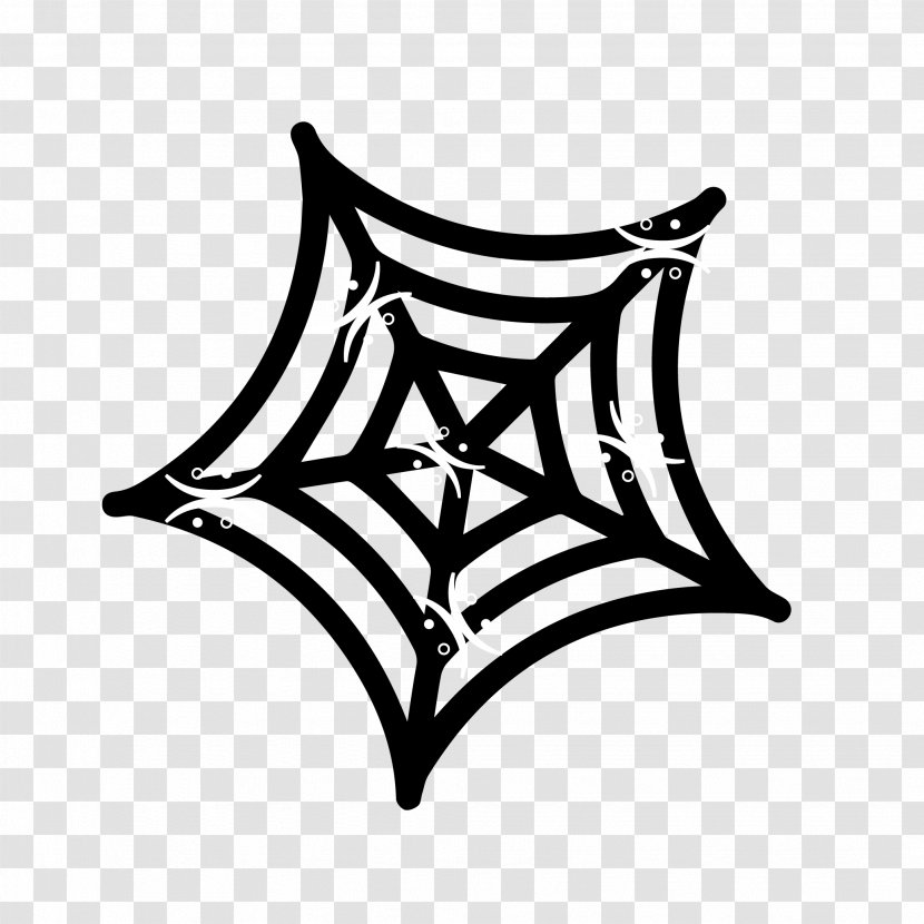 Spider Web Clip Art - Black - 13 Transparent PNG