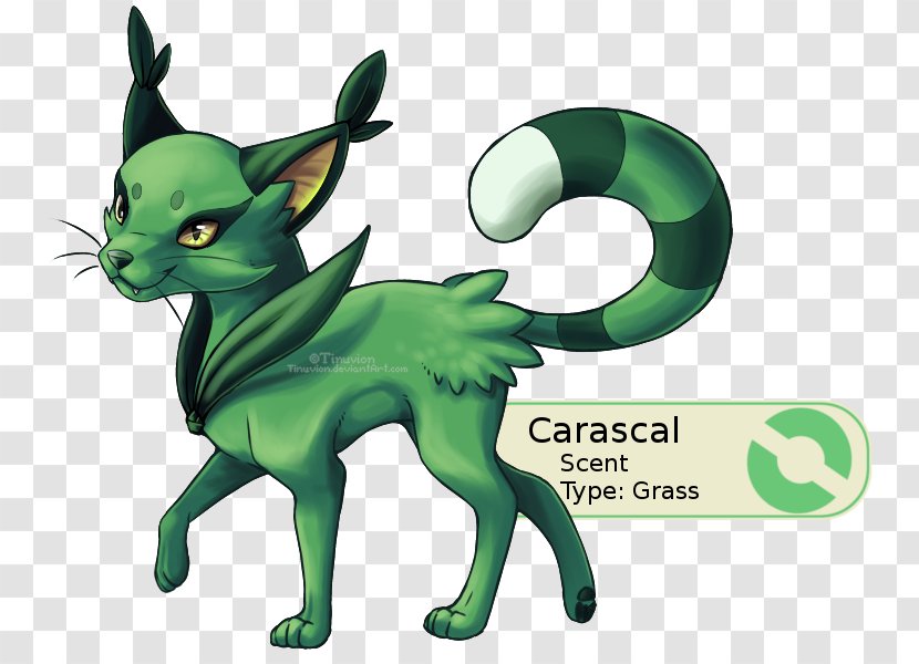 Cat Tail Cartoon Plants Legendary Creature - Fictional Character - Caracal Lynx Transparent PNG