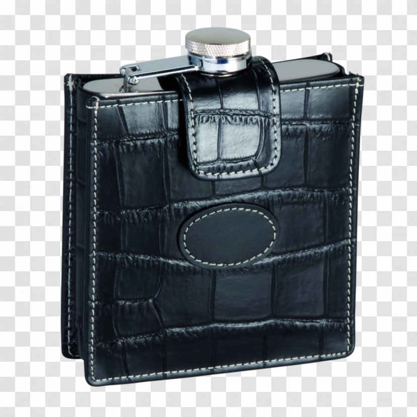 Leather Hip Flask Case Paper Embossing Stainless Steel - Bag Transparent PNG