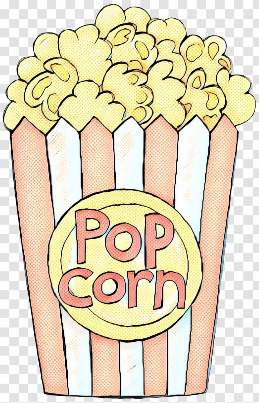 Clip Art Illustration Popcorn Food Yellow - Fast - Restaurant Transparent PNG
