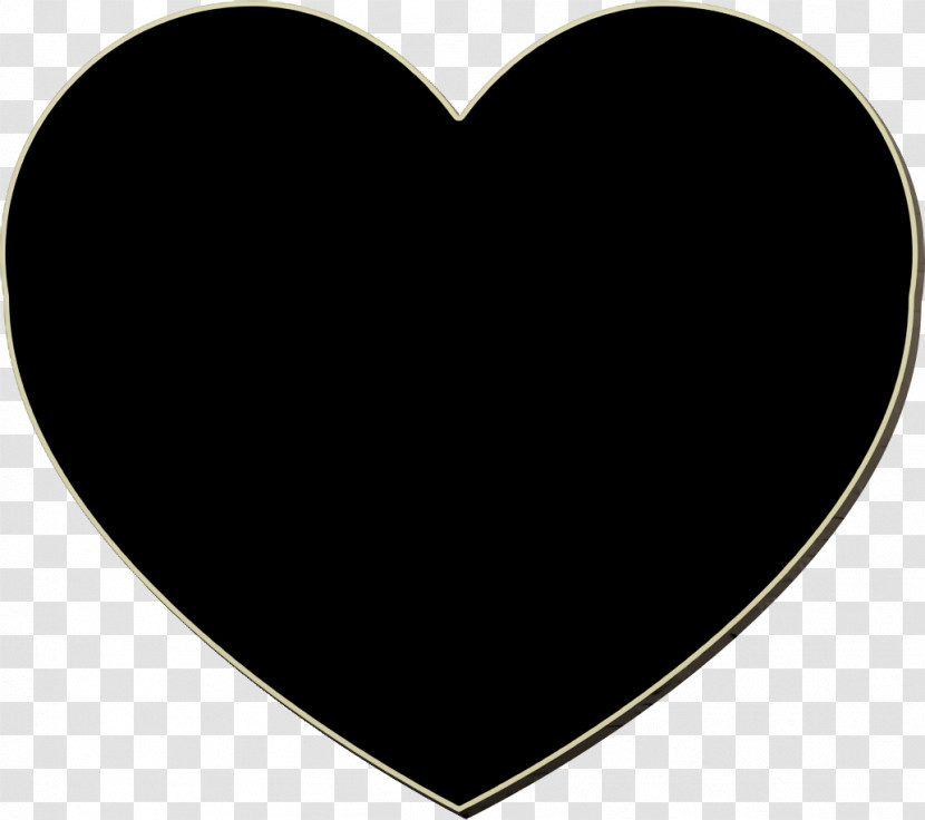 Heart Black Shape Icon Shapes Icon Heart Icon Transparent PNG