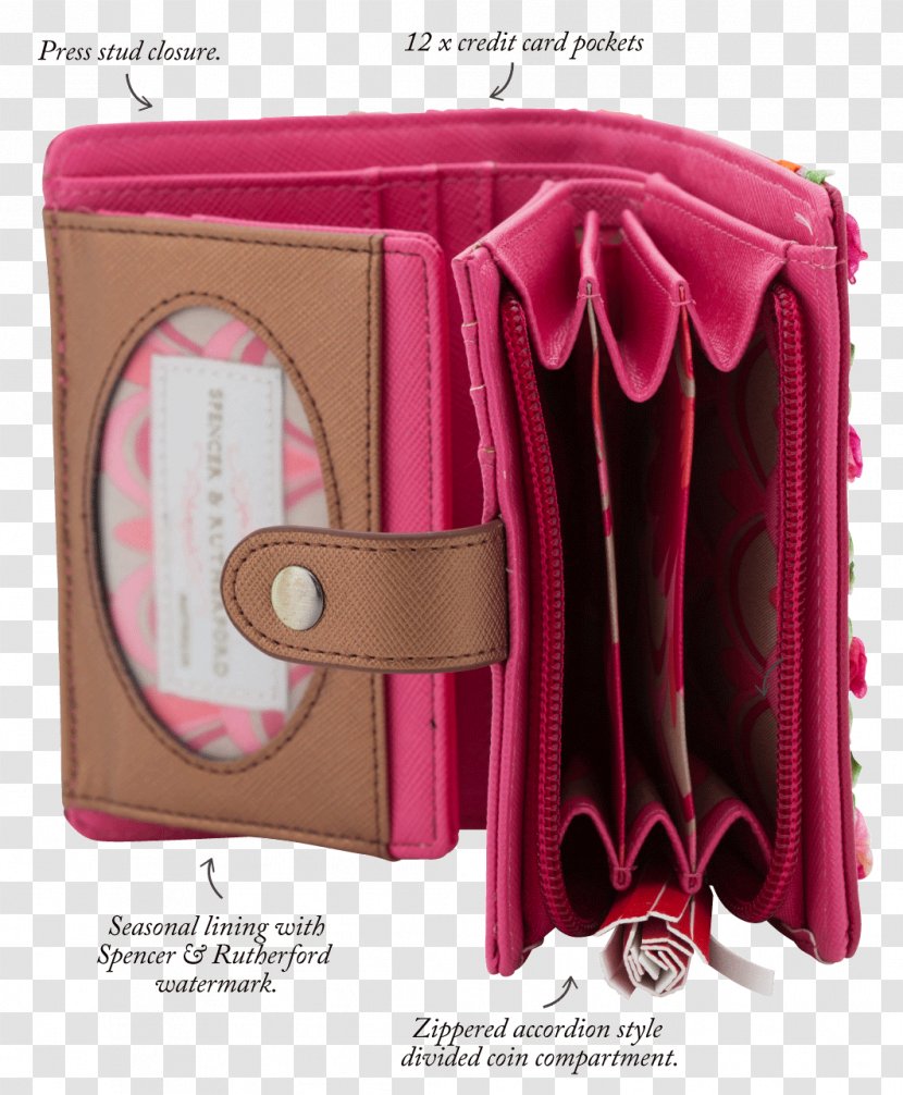 Handbag Coin Purse Vijayawada Wallet - Pink Transparent PNG