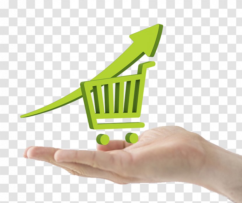 Online Shopping E-commerce Cart Software - Hand Holding Transparent PNG