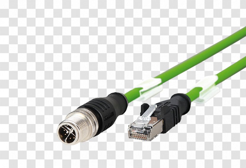 Electrical Connector Industrial Ethernet Cable Network Cables - Twisted Pair - Rj45 Transparent PNG