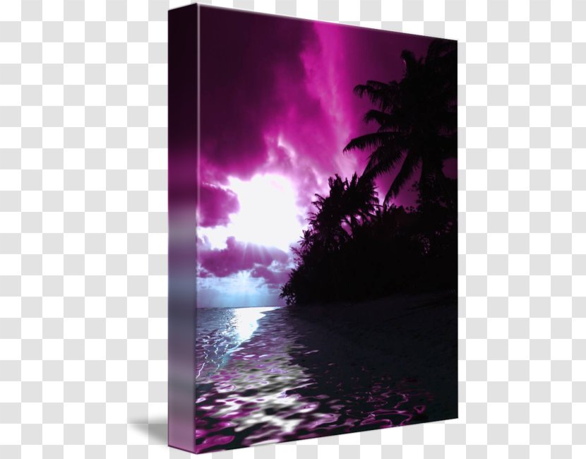 Gallery Wrap Canvas Hawaii Art Bring It On - Calm - Hawaiian Sunset Transparent PNG