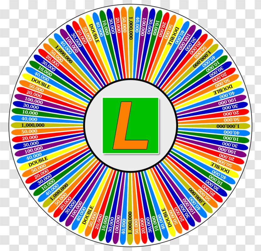 Game Show Roulette Lottery - Wheel Of Fortune - Big Transparent PNG