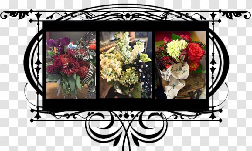 Floral Design Cut Flowers Picture Frames Font - Advertising - Flower Transparent PNG