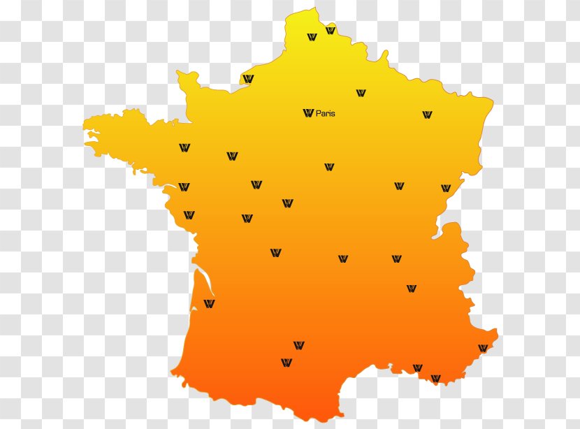 France Vector Map Royalty-free - Drawing Transparent PNG