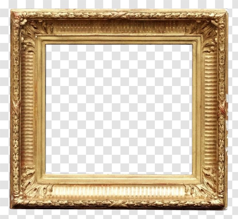 Picture Frames Gold Mirror Molding Stock Photography - Leaf Transparent PNG