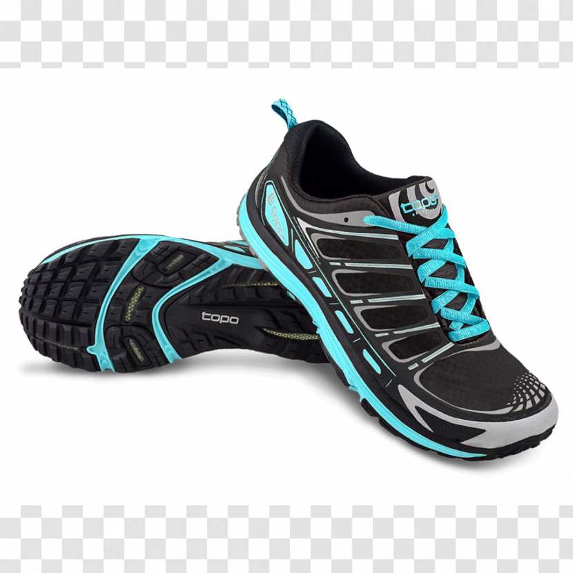 Sneakers Sports Shoe Trail Running - Electric Blue - Athlete Transparent PNG