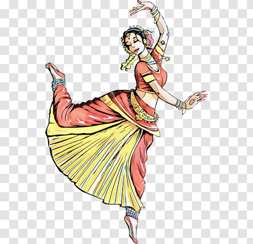 Pop Art Retro Vintage - Dance In India - Event Muscle Transparent PNG