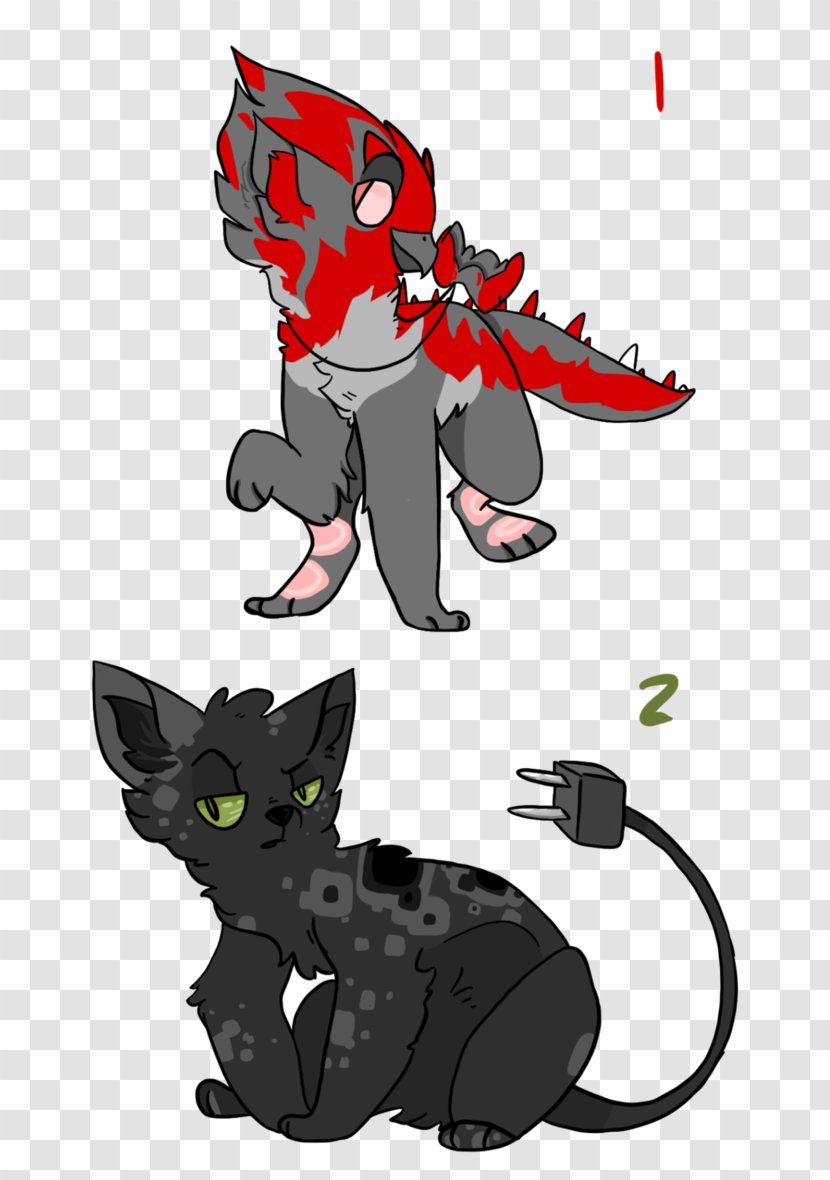 Cat Demon Horse Clip Art - Night Fury Transparent PNG