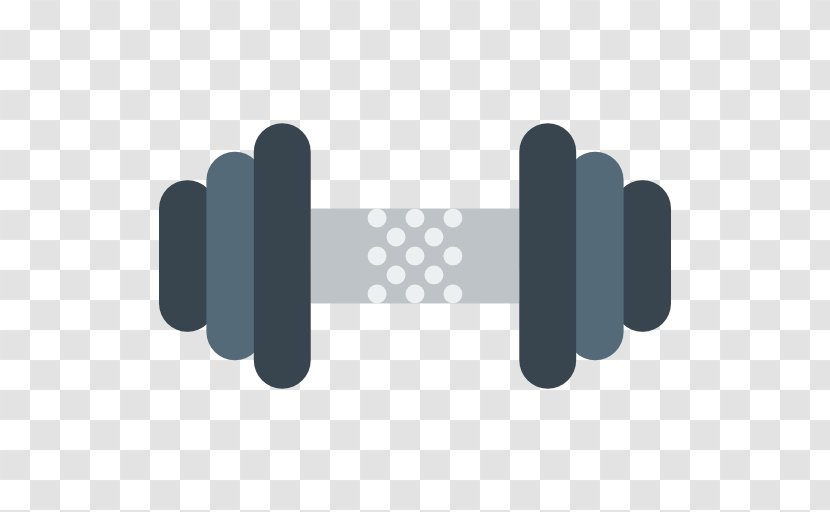 Dumbbell Weight Training Fitness Centre Icon - Text Transparent PNG