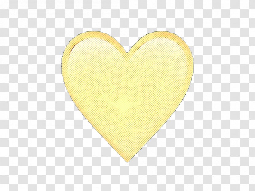Vintage Heart - Pop Art - Yellow Transparent PNG