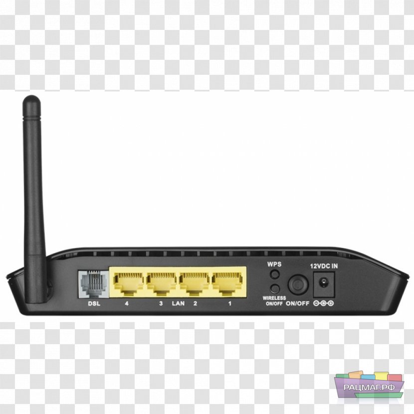 Router DSL Modem D-Link Digital Subscriber Line G.992.3 - Dsl Transparent PNG