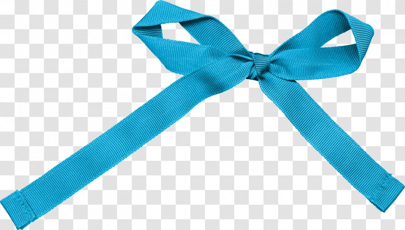Bow Tie Ribbon Turquoise - Blue Transparent PNG