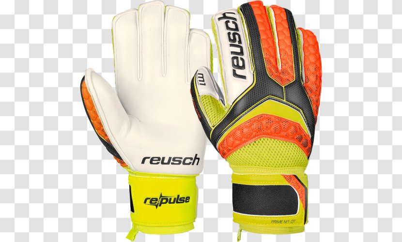 Goalkeeper Guante De Guardameta Reusch International Glove Football - Yellow Transparent PNG